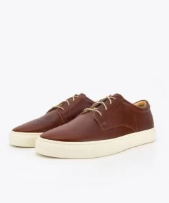 Nisolo Men's Diego Low Top Sneaker - Brandy 8 Nisolo Men's Diego Low Top Sneaker - Brandy