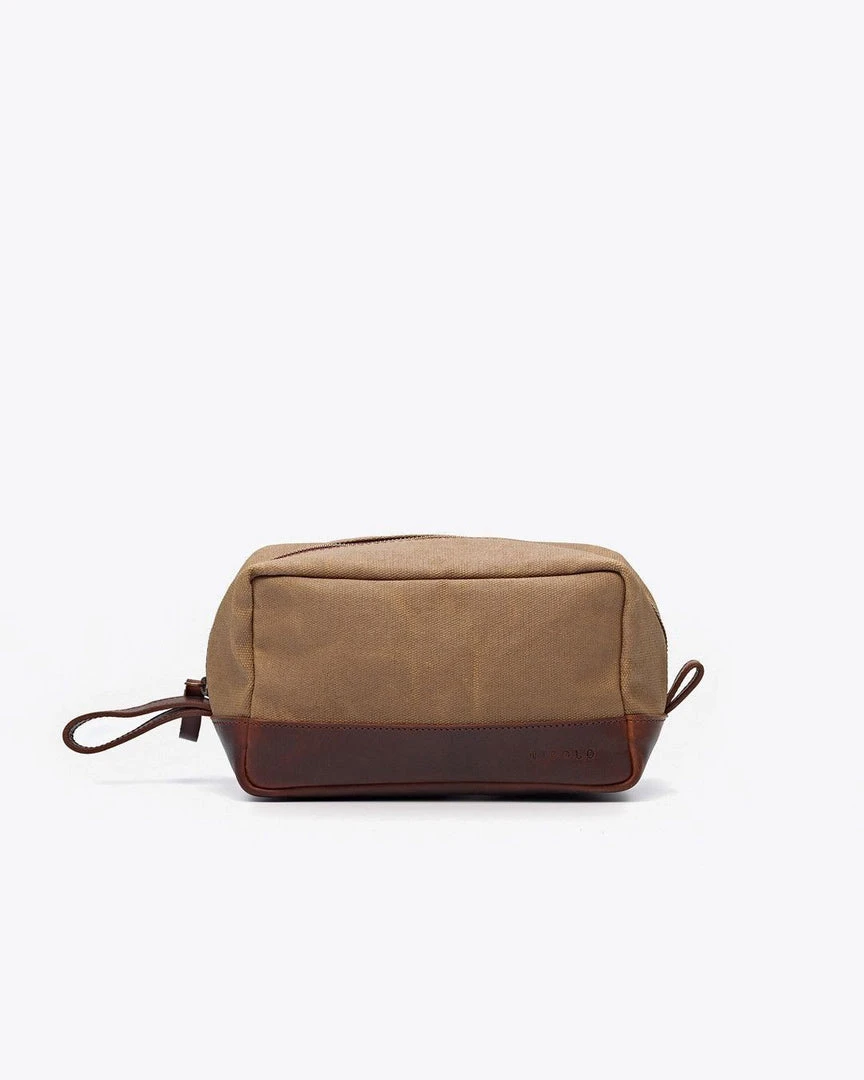 Nisolo Durango Waxed Canvas Dopp Kit Accessories Nisolo Durango Waxed Canvas Dopp Kit Accessories