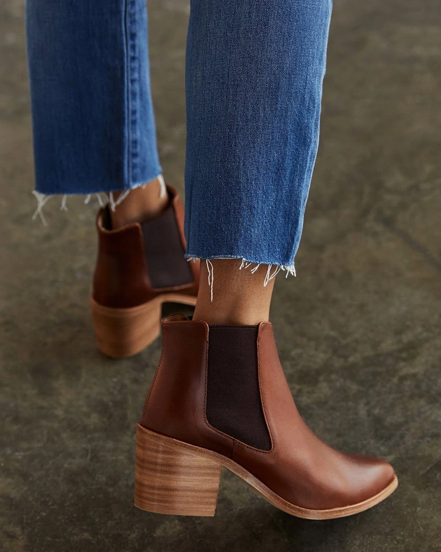 Nisolo Heeled Chelsea Boot - Brandy Shoes Nisolo Heeled Chelsea Boot - Brandy Shoes