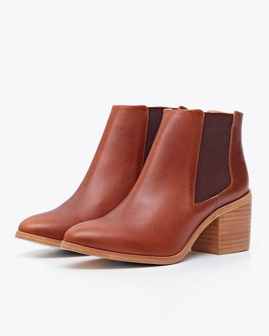Nisolo Heeled Chelsea Boot - Brandy Shoes Nisolo Heeled Chelsea Boot - Brandy Shoes