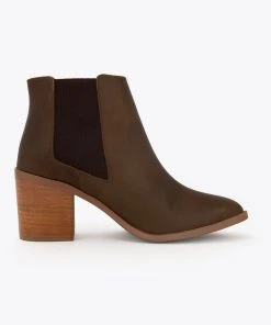 Nisolo Shoes Heeled Chelsea Boot - Chocolate