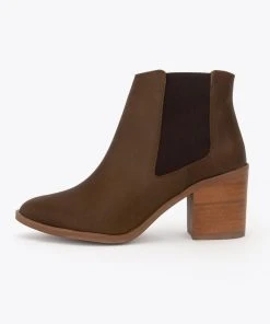 Nisolo Shoes Heeled Chelsea Boot - Chocolate