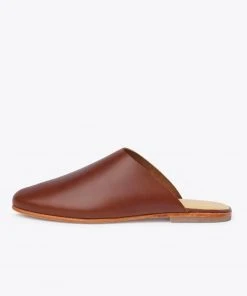 Nisolo Lima Slip On Mule - Brandy
