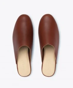 Nisolo Lima Slip On Mule - Brandy