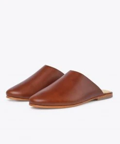 Nisolo Lima Slip On Mule - Brandy