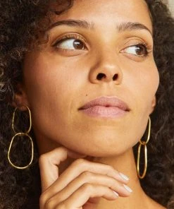 Nisolo Link Upcycled Brass Earrings Best Sellers