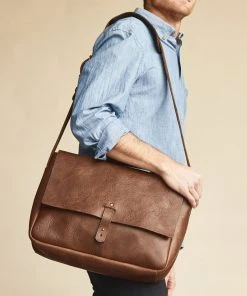Nisolo Loreto Messenger Bag - Chestnut Accessories