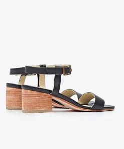 Nisolo Lucia Block Heel Sandal - Black