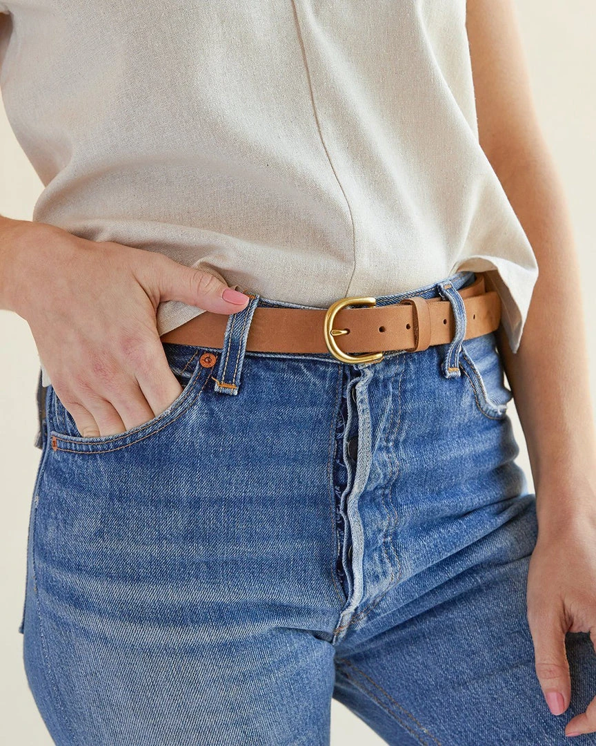 Nisolo Best Sellers Women's Noemi Belt - Sand Nisolo Best Sellers Women's Noemi Belt - Sand