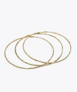 Nisolo Best Sellers Upcycled Thin Hammered Bangle