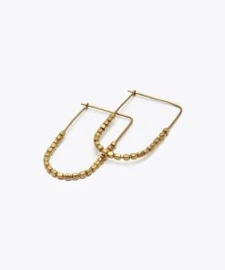 Nisolo Upcycled Tiny Brass Bead Earrings Best Sellers