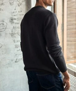 No Nasties Men's Buttoned Jumper Sweater