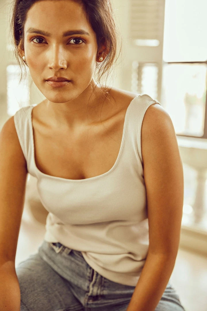 No Nasties Wide-Neck Ribbed Tank Top Clothing No Nasties Wide-Neck Ribbed Tank Top Clothing