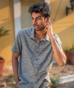 No Nasties Men's Felipe Half Sleeve Shirt