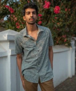 No Nasties Men's Felipe Half Sleeve Shirt