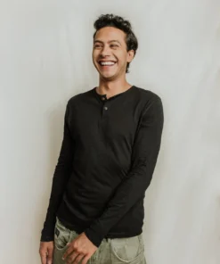 No Nasties Men's Bristol Henley Shirt