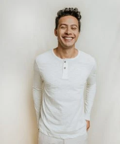 No Nasties Men's Henley Shirt - Manchester