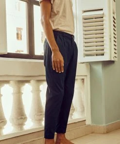 No Nasties Men's Indigo Tapered Pants