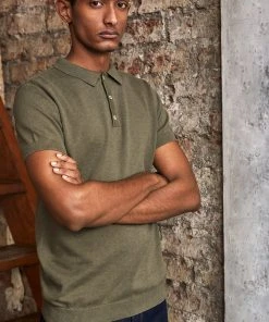 No Nasties Men's Knit Polo Shirt