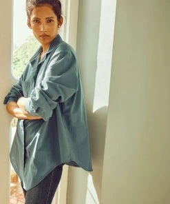 No Nasties Ocean Oversized Shirt