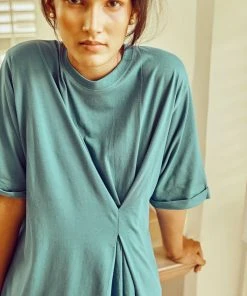 No Nasties Twist T-Shirt Dress Clothing