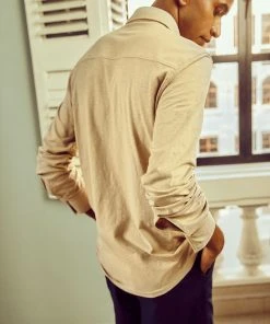 No Nasties Men's Sand Knit Shirt