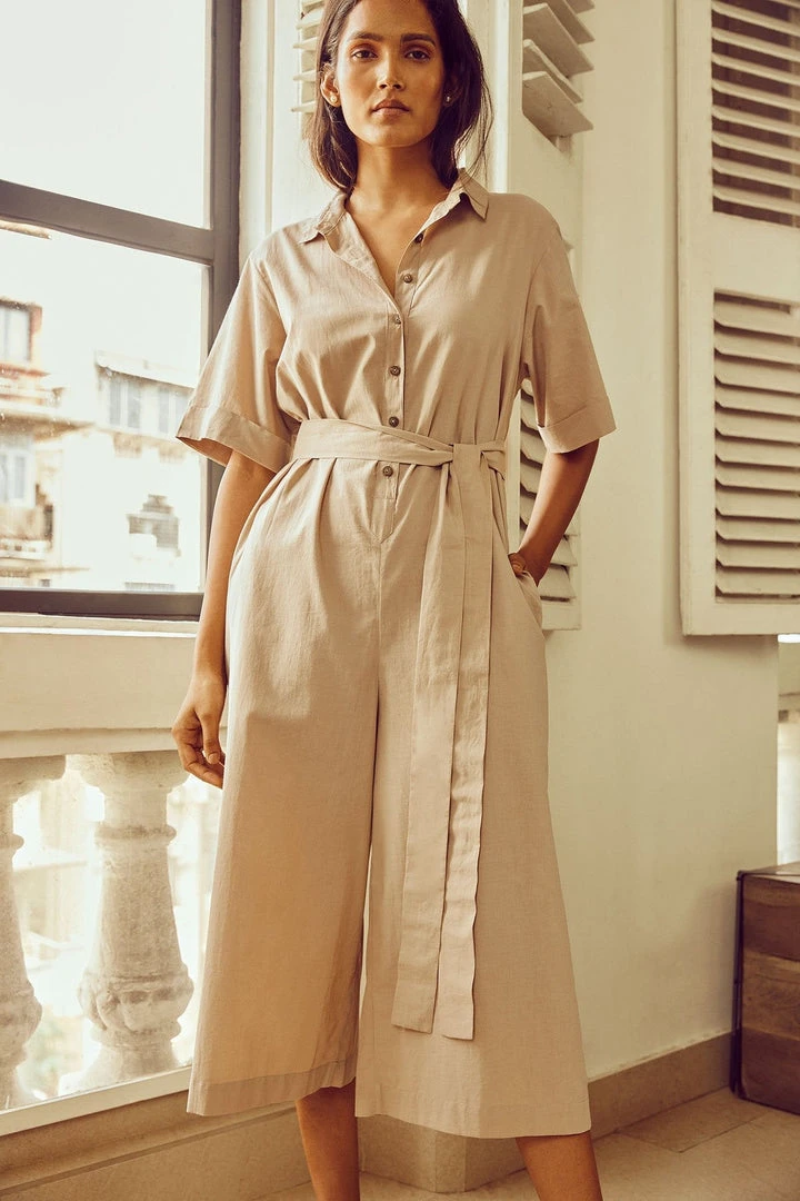 No Nasties Sand Midi Jumpsuit No Nasties Sand Midi Jumpsuit
