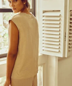 No Nasties Sand Muscle Tee