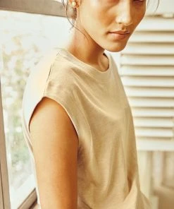 No Nasties Sand Muscle Tee