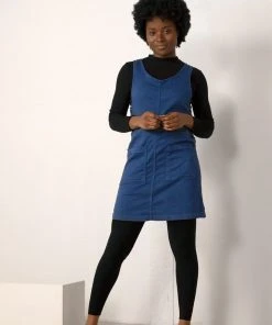 North Of West Caroline Upcycled Jumper Dress - Midnight