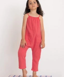 North Of West Kids' Double Cloth Jumpsuit - Azalea Sale