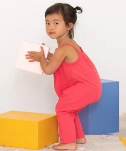 North Of West Kids' Double Cloth Jumpsuit - Azalea Sale