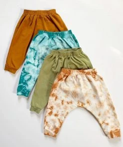 North Of West Sale Baby's Harem Pants - Moss