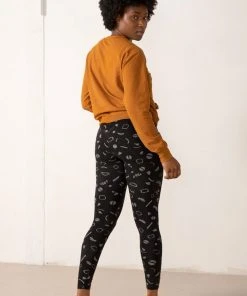 North Of West Best Sellers Sammy Legging - Black Squiggles