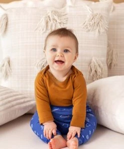 North Of West Baby's Squiggles Harem Pants - Azure