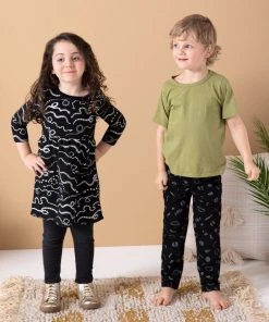 North Of West Kids' Squiggles Traveler Sweatpants - Black 4 North Of West Kids' Squiggles Traveler Sweatpants - Black