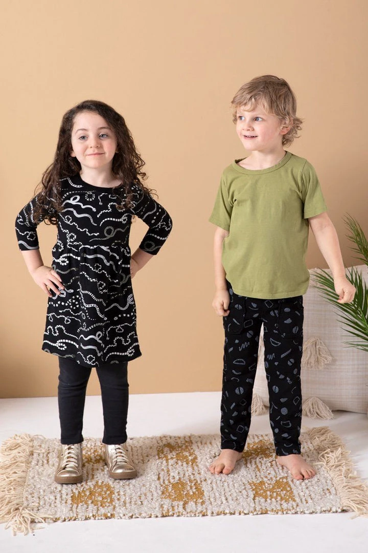 North Of West Kids' Squiggles Traveler Sweatpants - Black North Of West Kids' Squiggles Traveler Sweatpants - Black