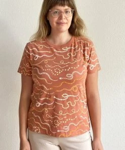 North Of West Taylor Snake Rainbow Tee - Sunset Sale
