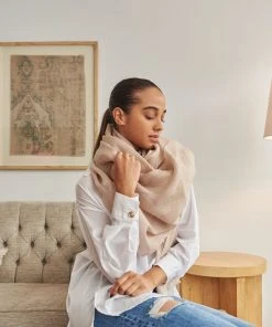 Studio Variously Oat Linen Scarf Accessories