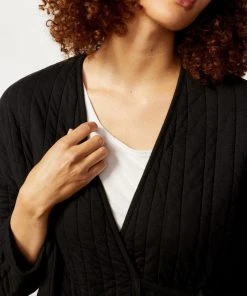 Coyuchi Olema Quilted House Robe