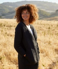 Coyuchi Olema Quilted House Robe