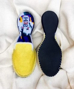 ONE432 Recycled Unisex Slippers - Basant Yellow 2 ONE432 Recycled Unisex Slippers - Basant Yellow
