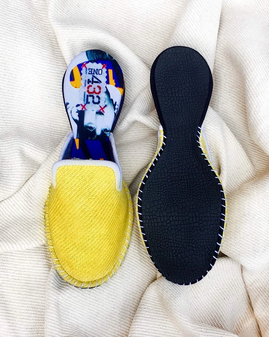 ONE432 Recycled Unisex Slippers - Basant Yellow ONE432 Recycled Unisex Slippers - Basant Yellow