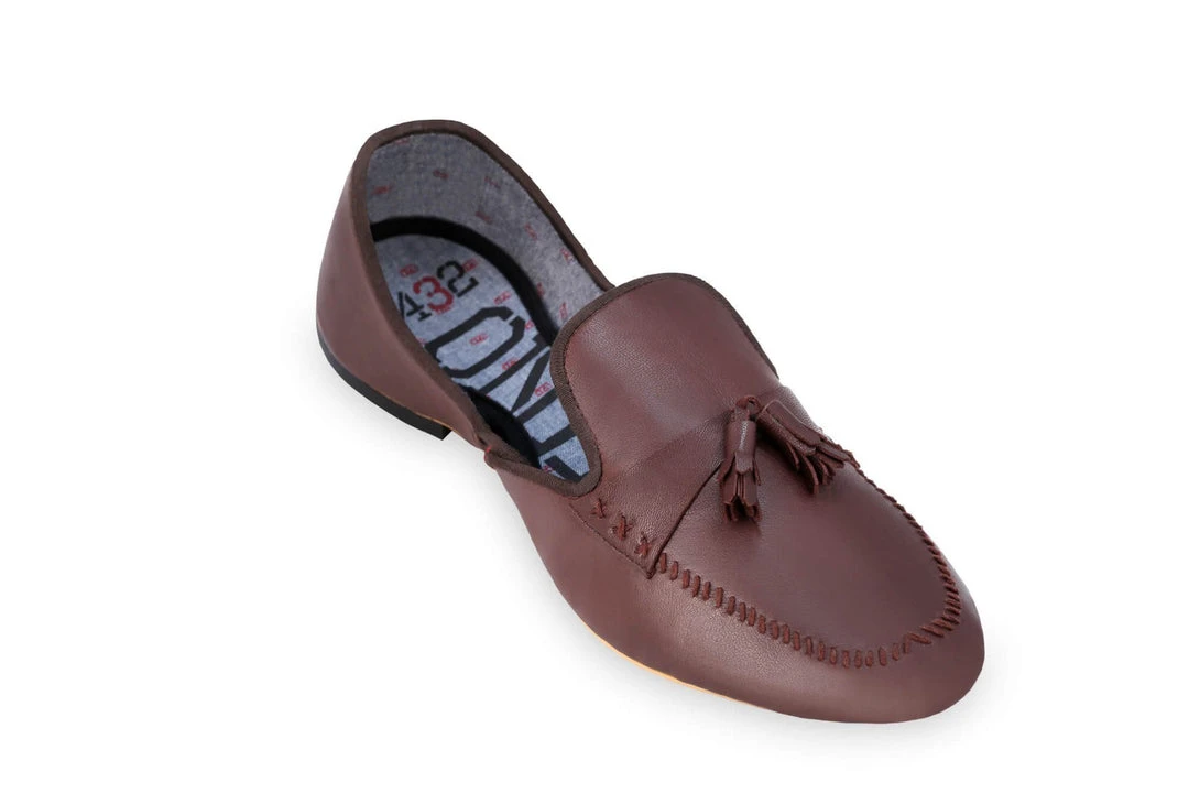 ONE432 Men's Chaudhry Jutti Loafer - Chocolate ONE432 Men's Chaudhry Jutti Loafer - Chocolate