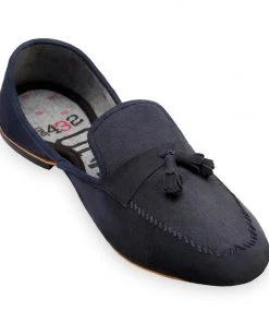 ONE432 Men's Chaudhry Jutti Loafer - Navy