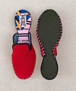 ONE432 Recycled Unisex Slippers - Roshan Red