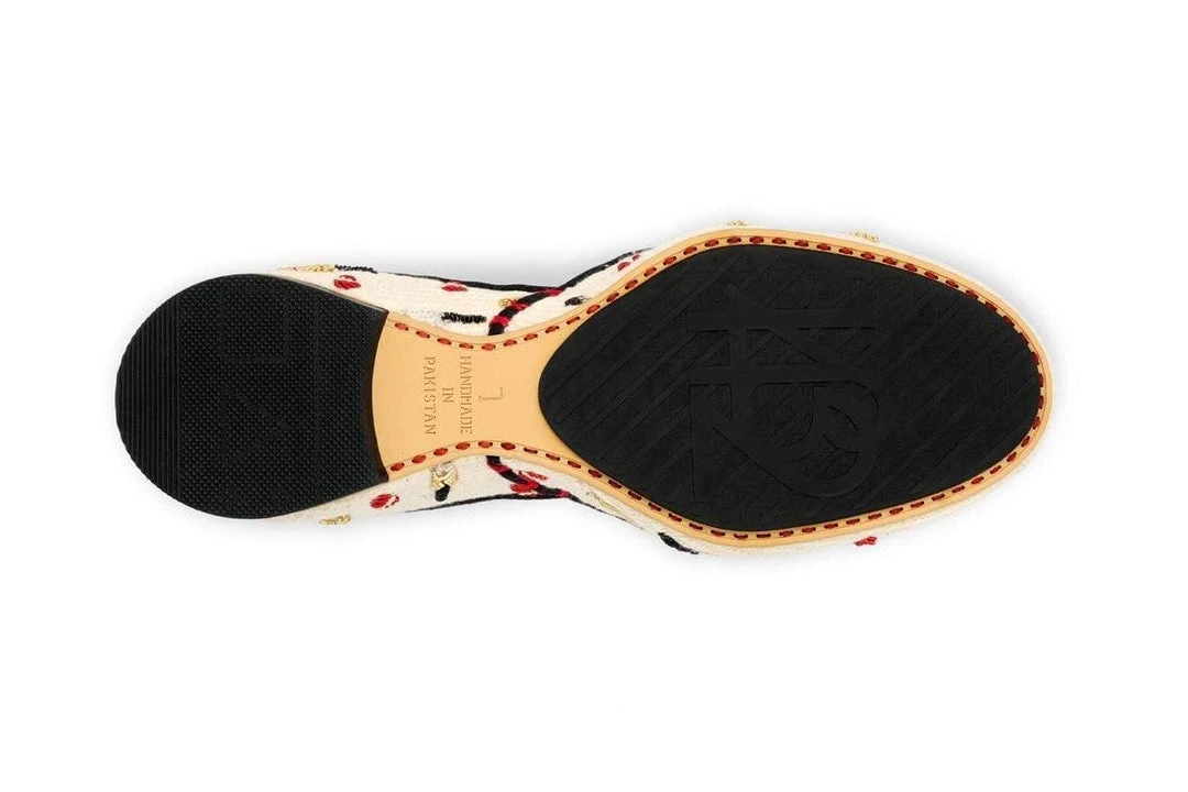 ONE432 Shoes Women's Cricket Recycled Jutti Loafer - Holiday ONE432 Shoes Women's Cricket Recycled Jutti Loafer - Holiday