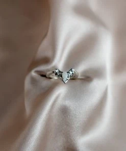 Iron Oxide Opal Halo Stacker Ring 4 Iron Oxide Opal Halo Stacker Ring