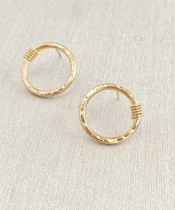 Sara Patino Jewelry Be Open Recycled Gold Earrings