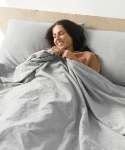 Looma Home Goods Flannel Sheet Set - Slate 1 Looma Home Goods Flannel Sheet Set - Slate